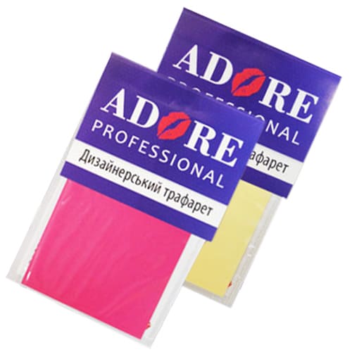 Стикеры и трафареты для ногтей ADORE