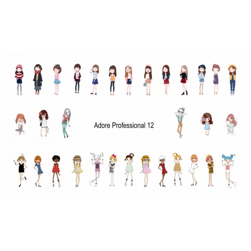 Слайдер-акварель Adore 12 ()