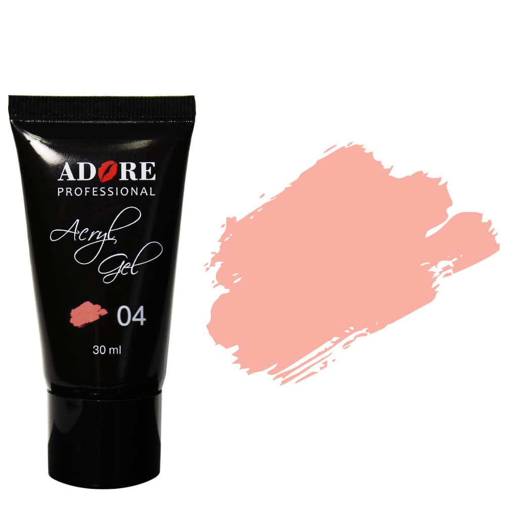 AcrylGel Adore натуральный розовый №4, 30 мл ()