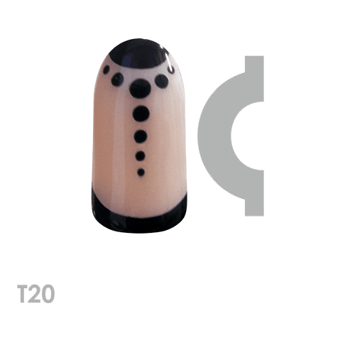 Дизайнерский трафарет для ногтей "Лунула" (T20) ()