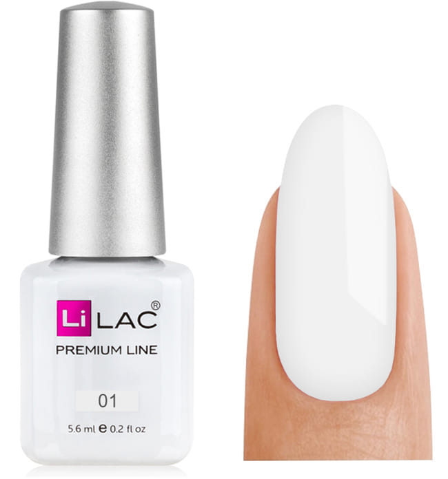 Гіпоалергенний гель-лак LiLAC Professional № 001, 5,6 мл ()