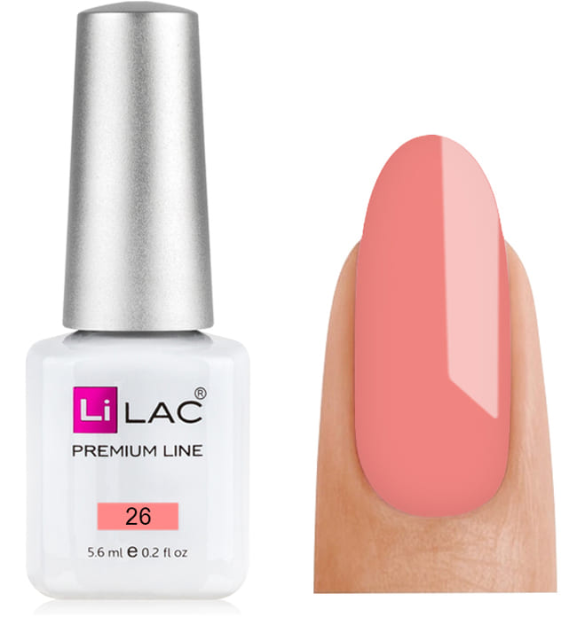 Гіпоалергенний гель-лак LiLAC Professional № 026, 5,6 мл ()