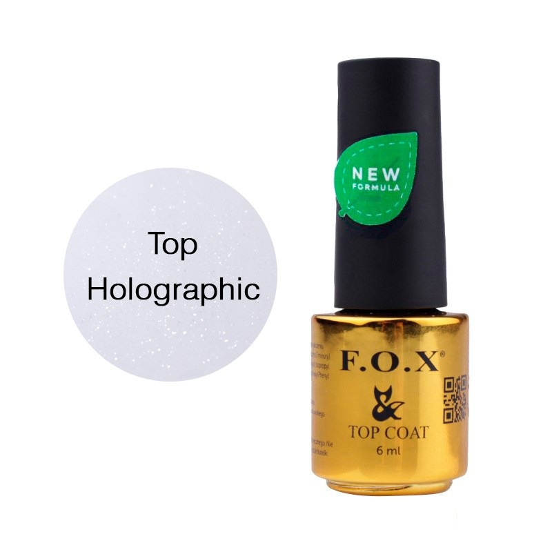 Финишное покрытие для гель-лака F.O.X Top Holographic 6 мл ()