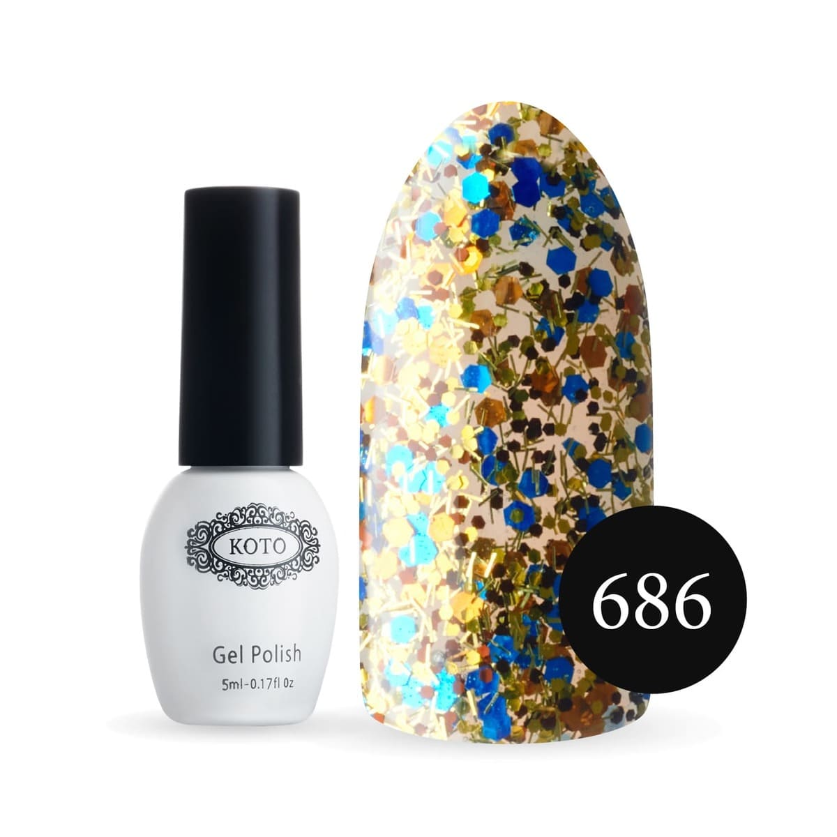Гель-лак Koto 5 мл № 686 ()