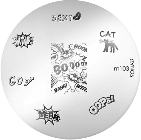 Диск для стемпинга Konad M-103 ()