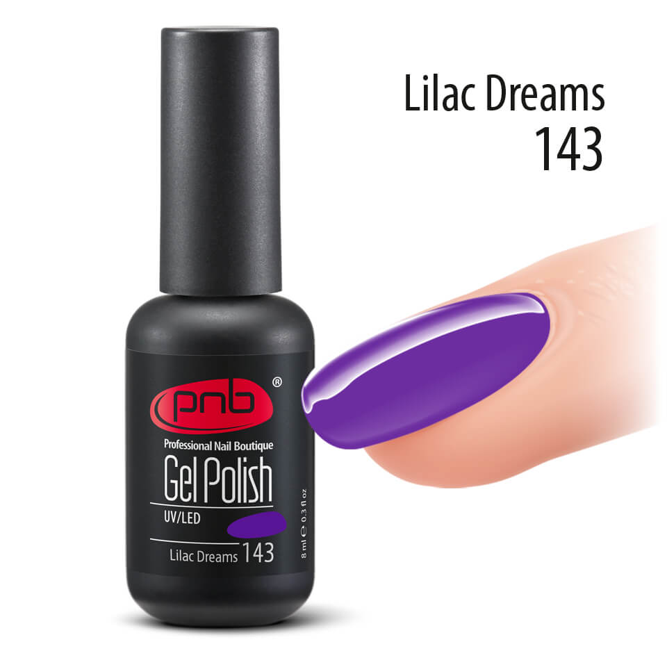 Гель-лак PNB Lilac Dreams 143, 8 мл ()