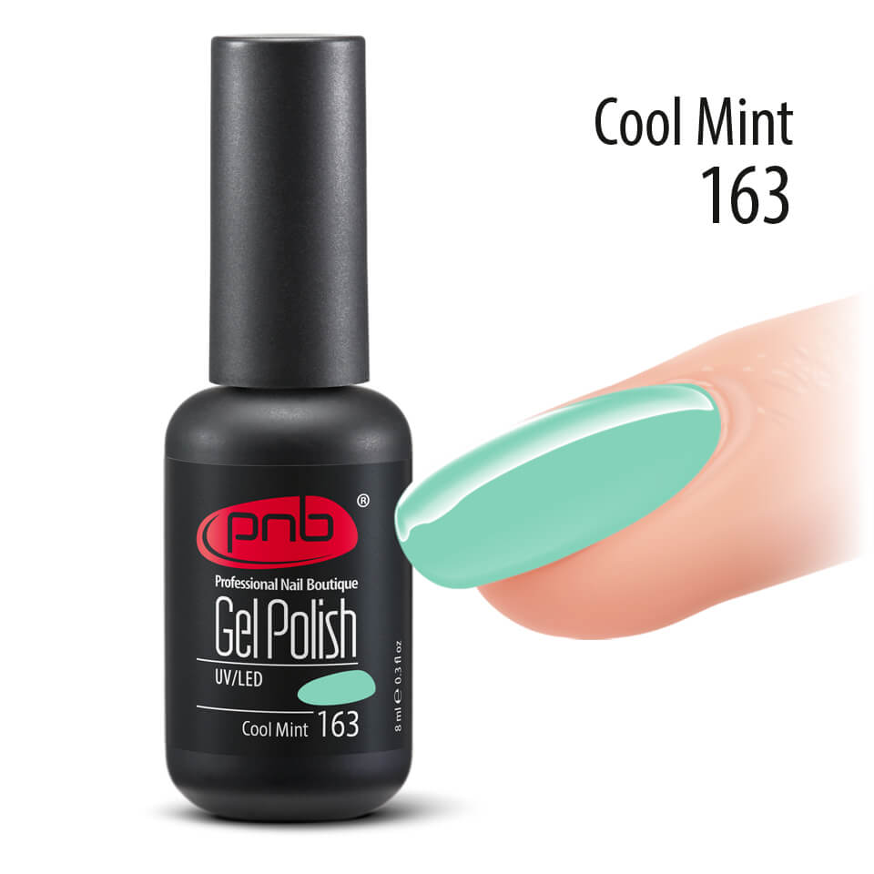 Гель-лак PNB Cool Mint 163, 8 мл ()