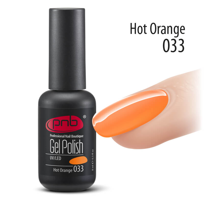 Гель-лак PNB 033 Hot Orange ()