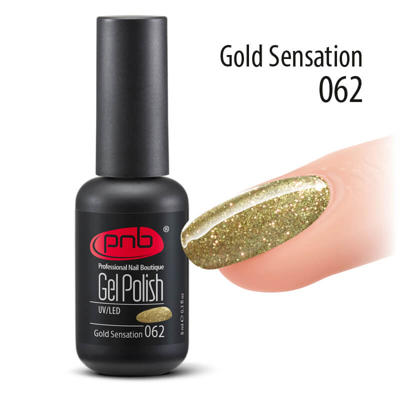 Гель-лак PNB 062 Gold Sensation ()