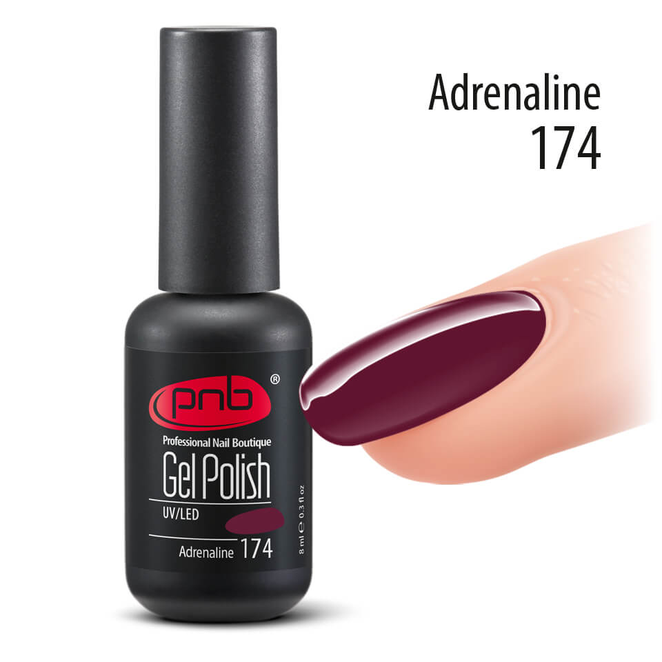 Гель-лак PNB Adrenaline 174, 8 мл ()