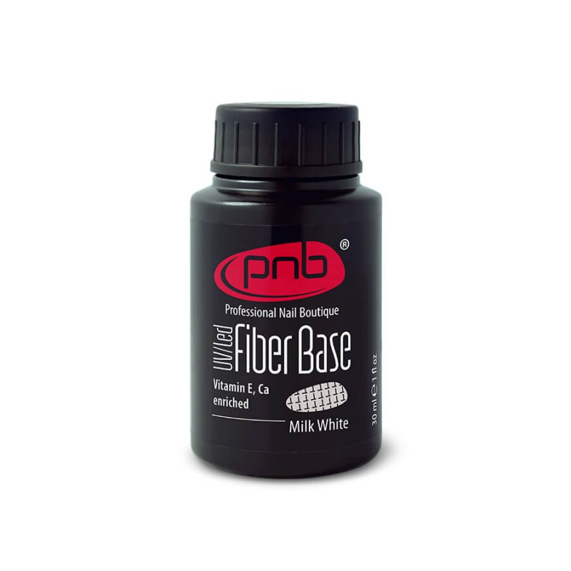 База с нейлоновыми волокнами Fiber Base PNB, молочно белая, milk white, 30 мл ()