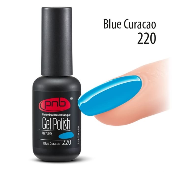 Гель-лак PNB 220 Blue Curacao ()