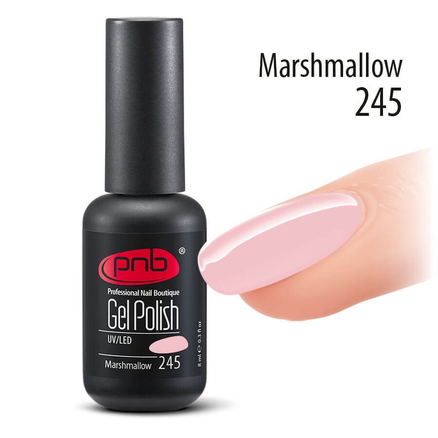 Гель-лак PNB Marshmallow 245, 8 мл ()