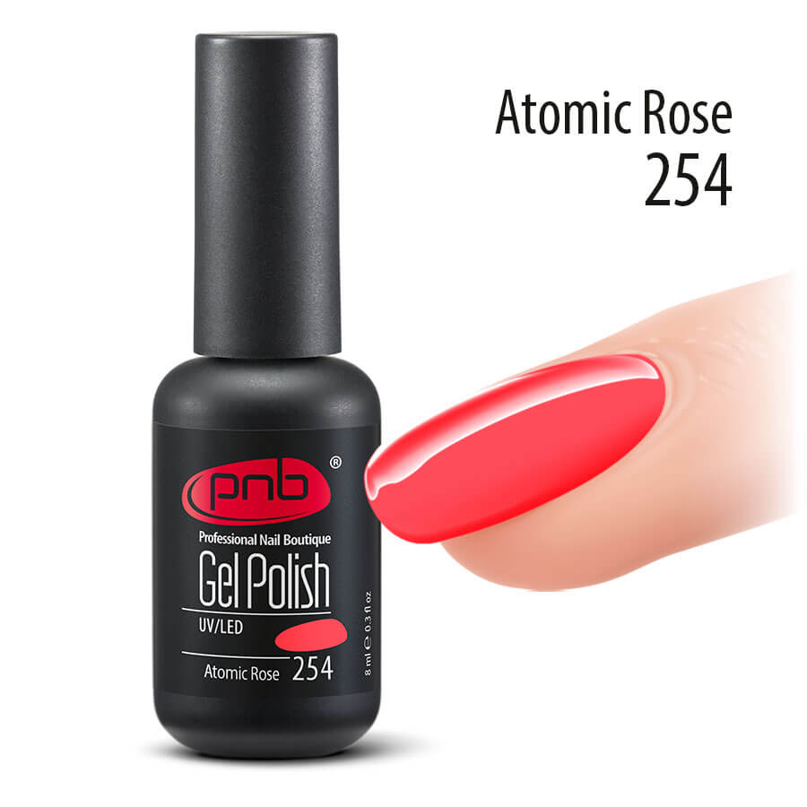 Гель-лак PNB Atomic Rose 254, 8 мл ()