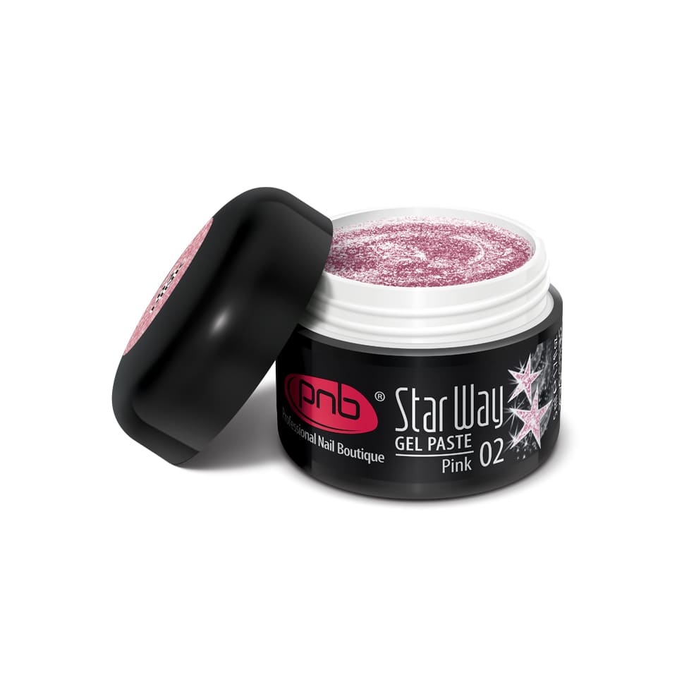 UV/LED Gel Paste PNB "Star Way", 02 Pink, 5 ml ()