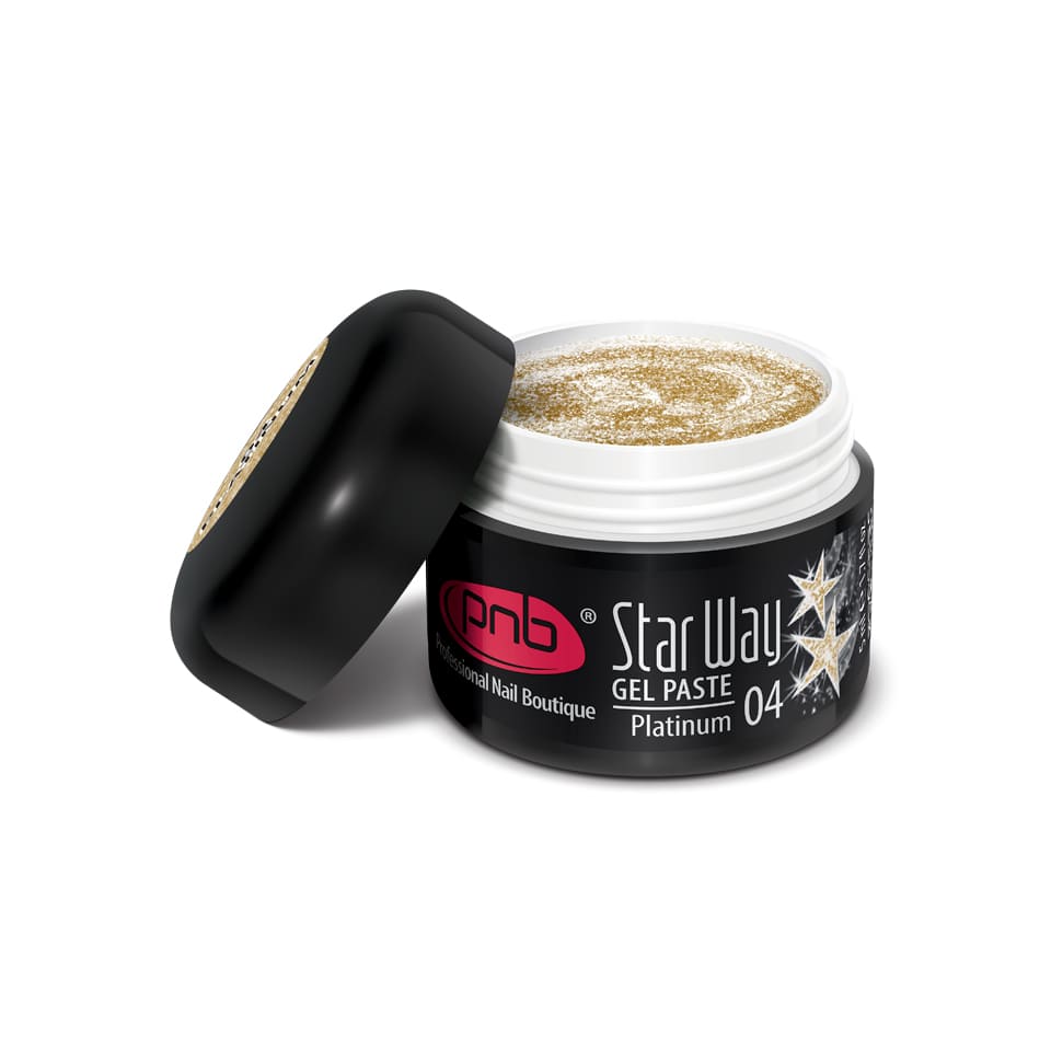 UV/LED Gel Paste PNB "Star Way", 04 Platinum, 5 ml ()